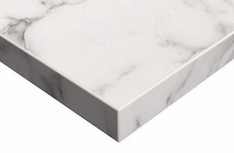Плита МДФ LUXE 18 мм глянец белый мрамор (Oriental White) 1220*2750 мм Плита МДФ LUXE 18 мм глянец белый мрамор (Oriental White) 1220*2750 мм