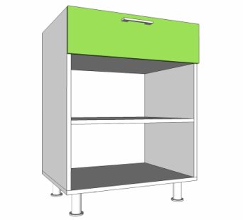 Кухонный короб нижний 720х510х600 (ВхГхШ) арт.НКЯ1-Ф2-600 Кухонный короб нижний 720х510х600 (ВхГхШ) арт.НКЯ1-Ф2-600