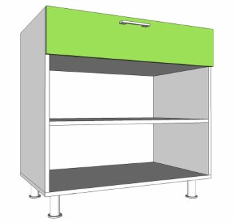 Кухонный короб нижний 720х510х800 (ВхГхШ) арт.НКЯ1-Ф2-800 Кухонный короб нижний 720х510х800 (ВхГхШ) арт.НКЯ1-Ф2-800
