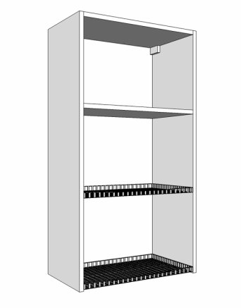 Кухонный короб верхний 960х300х500 (ВхГхШ) арт.ВК96П-500 Кухонный короб верхний 960х300х500 (ВхГхШ) арт.ВК96П-500