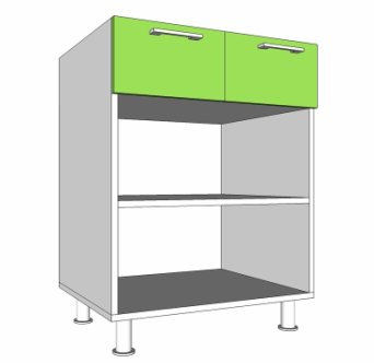 Кухонный короб нижний 720х510х600 (ВхГхШ) арт.НКЯ2-Ф2-600 Кухонный короб нижний 720х510х600 (ВхГхШ) арт.НКЯ2-Ф2-600