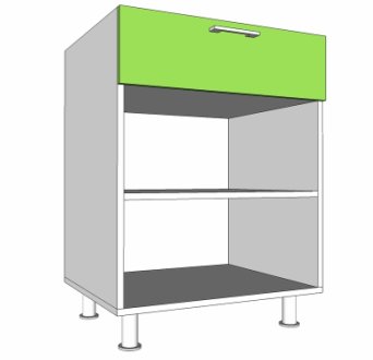Кухонный короб нижний 720х510х600 (ВхГхШ) арт.НКЯ1-Ф1-600 Кухонный короб нижний 720х510х600 (ВхГхШ) арт.НКЯ1-Ф1-600