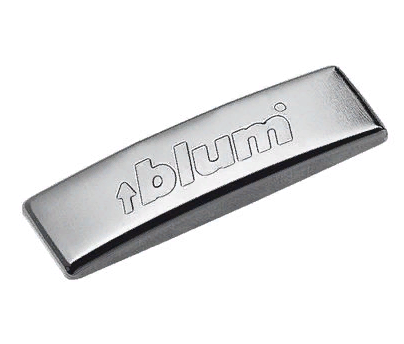 Заглушка на плечо петли штампованная с лого Blum никель CLIP-TOP Заглушка на плечо петли штампованная с лого Blum никель CLIP-TOP