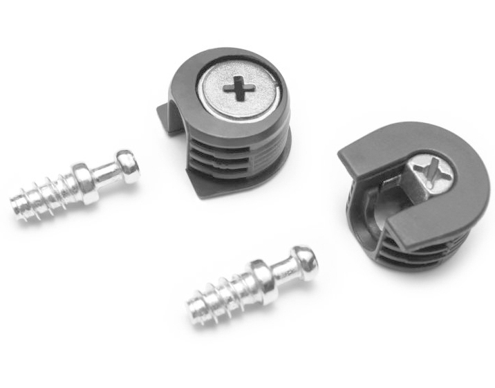 Стяжка B-fix ST01/49/3/GR/01 серая (эксцентрик D20 + шток) Стяжка B-fix ST01/49/3/GR/01 серая (эксцентрик D20 + шток)