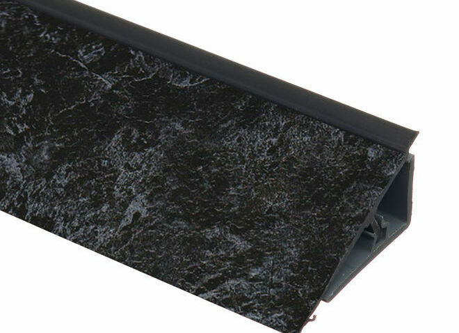 Плинтус Rehau Perfetto Line Черный мрамор F202 (ST15), 4200 мм Плинтус Rehau Perfetto Line Черный мрамор F202 (ST15), 4200 мм