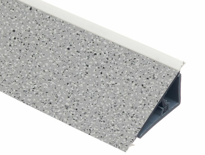 Плинтус Rehau Perfetto Line Террацо серый F236 (ST15), 4200 мм Плинтус Rehau Perfetto Line Террацо серый F236 (ST15), 4200 мм