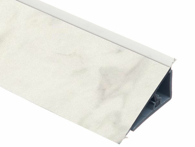 Плинтус Rehau Perfetto Line Мрамор Торано F105 (ST15), 4200 мм Плинтус Rehau Perfetto Line Мрамор Торано F105 (ST15), 4200 мм