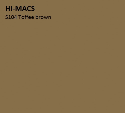 Столешница LG HI-MACS 24 мм TOFFEE BROWN S104