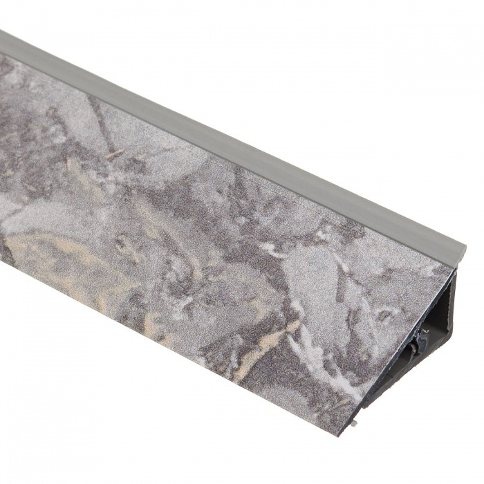 Плинтус Rehau Perfetto Line Чиполлино серый F093 (ST9), 4200 мм Плинтус Rehau Perfetto Line Чиполлино серый F093 (ST9), 4200 мм