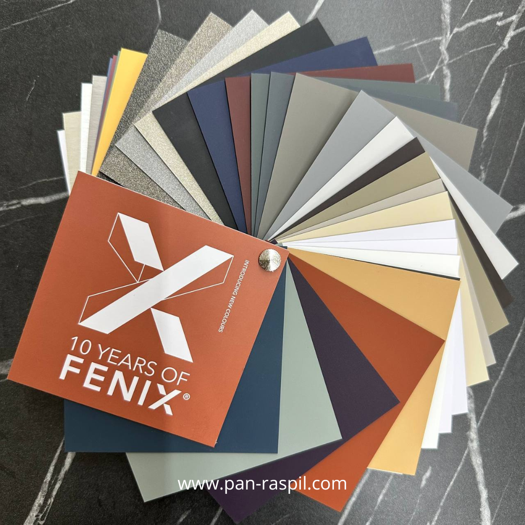 Образцы пластика Fenix 10*10 Коллекция 2023 (веер), ЕСТЬ В НАЛИЧИИ