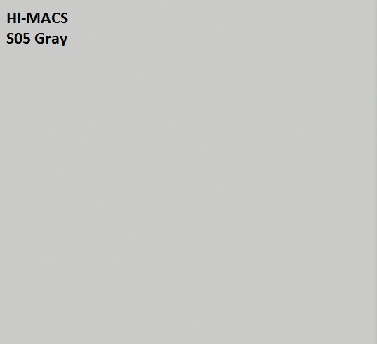 Стеновая панель LG HI-MACS 12 мм GRAY S005